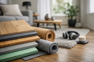 Materialguide för ljuddämpande golv hemma